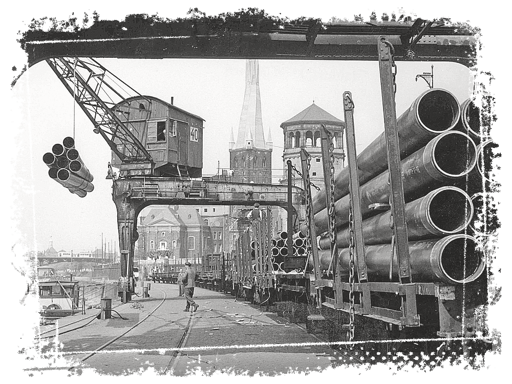Historisches Bild der Stadt Düsseldorf